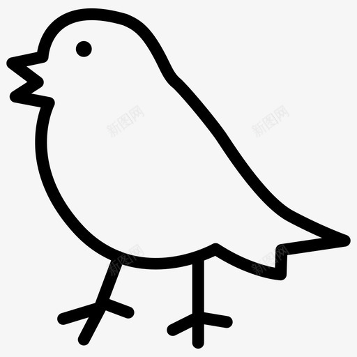 麻雀鸟雀svg_新图网 https://ixintu.com 麻雀 鸟雀 自然