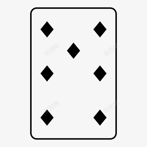 7个钻石牌组扑克svg_新图网 https://ixintu.com 钻石 个钻 石牌 扑克 瓷砖 扑克牌