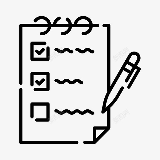 任务列表检查列表剪贴板svg_新图网 https://ixintu.com 列表 任务 财务 检查 剪贴板 作业 计划 虚线