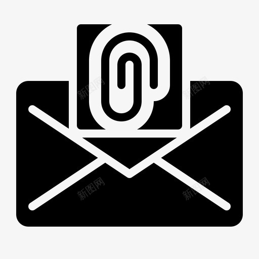 链接邮件附件电子邮件svg_新图网 https://ixintu.com 邮件 链接 附件 电子邮件