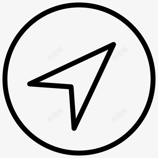 gps指针半径罗盘方向svg_新图网 https://ixintu.com 指针 半径 罗盘 方向 地图 标记 位置