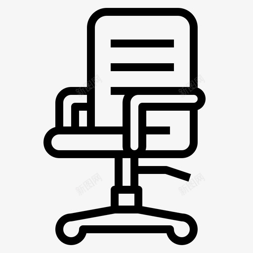办公椅家具工作svg_新图网 https://ixintu.com 办公椅 家具 工作