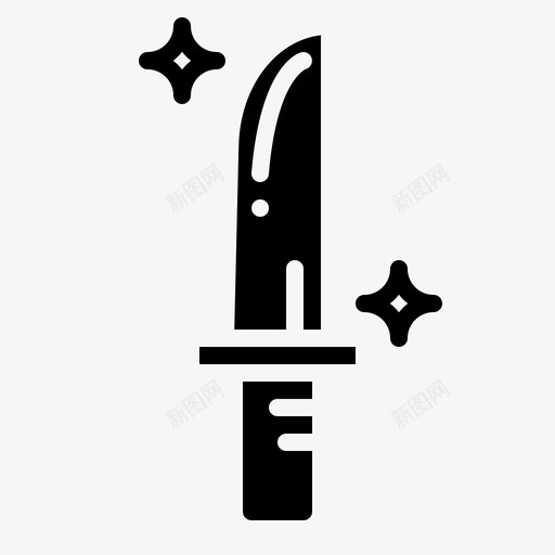 刀切割刀具svg_新图网 https://ixintu.com 切割 刀具 狩猎 实心
