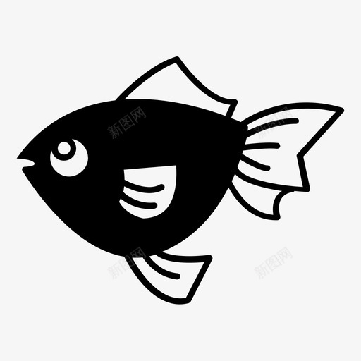 鱼渔夫钓鱼svg_新图网 https://ixintu.com 渔夫 钓鱼海 海鲜