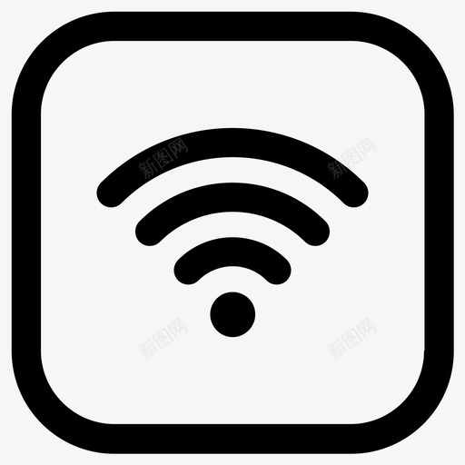 wifi免费wifiwifi连接svg_新图网 https://ixintu.com 免费 连接 信号 无线