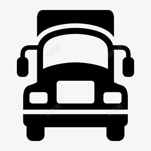 半卡车货物卡车svg_新图网 https://ixintu.com 卡车 运输 货物 货车 方式