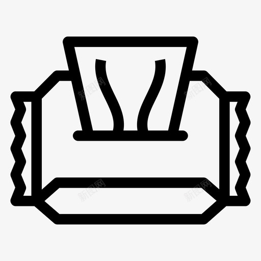 纸巾盒klenex纸svg_新图网 https://ixintu.com 纸巾 盒纸 湿巾