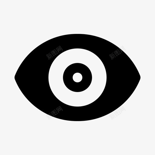 眼睛预览显示svg_新图网 https://ixintu.com 眼睛 预览 显示 可见 字形