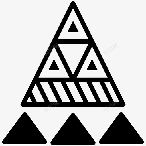 部落帐篷古代图案野营svg_新图网 https://ixintu.com 部落 帐篷 古代 图案 野营 印度 文化 纹身 线图 图标
