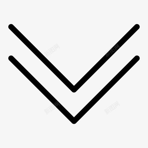 箭头角度底部svg_新图网 https://ixintu.com 箭头 角度 底部 向下 楼下 上升