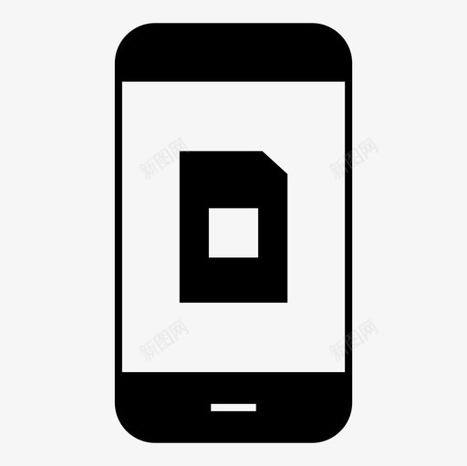 sim卡移动多功能svg_新图网 https://ixintu.com 卡卡 移动 多功能 电话 智能 手机