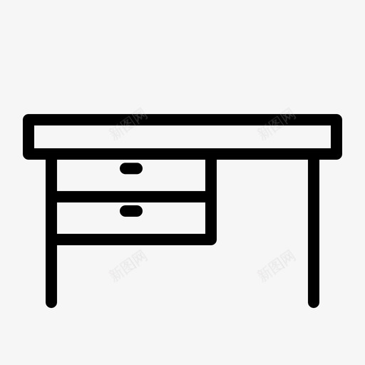 桌子床卧室svg_新图网 https://ixintu.com 桌子 卧室 书桌 书房