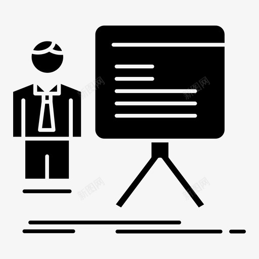 介绍商人图表svg_新图网 https://ixintu.com 图表 介绍 商人 进度 商业 教育