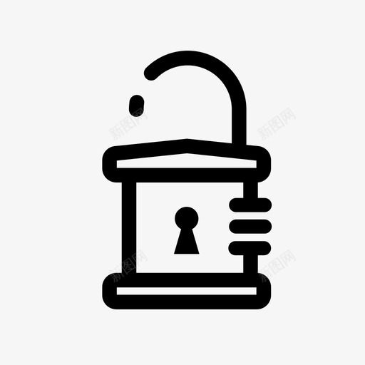 锁着门钥匙svg_新图网 https://ixintu.com 锁着 钥匙 挂锁