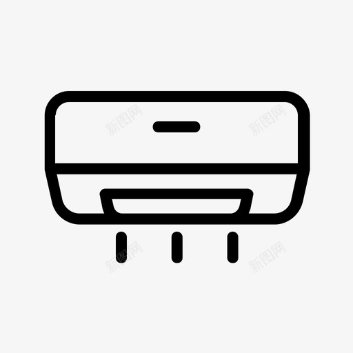空调电子家用svg_新图网 https://ixintu.com 空调 电子 家用 科技 家具