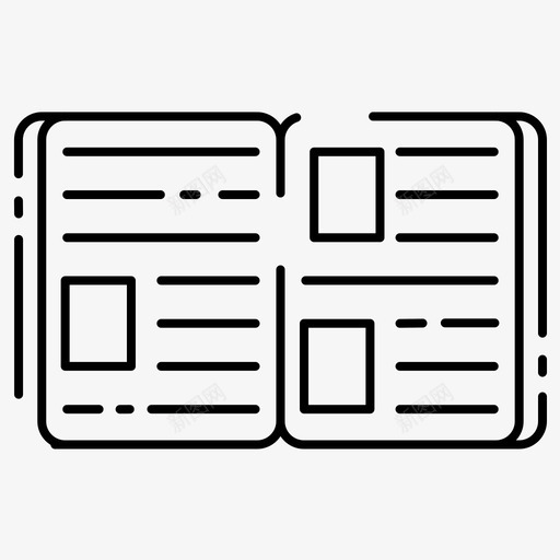 书文件笔记本svg_新图网 https://ixintu.com 书文 文件 笔记本
