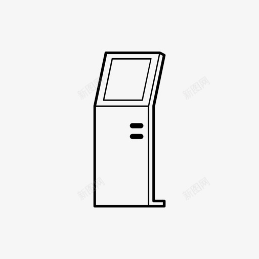 信息亭数字指南svg_新图网 https://ixintu.com 信息亭 数字 指南 信息 图片 触摸