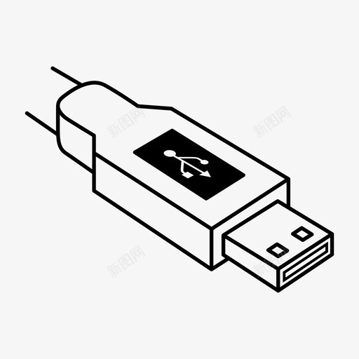 usba端口电缆连接svg_新图网 https://ixintu.com 端口 连接 电缆 插槽 插座 终端