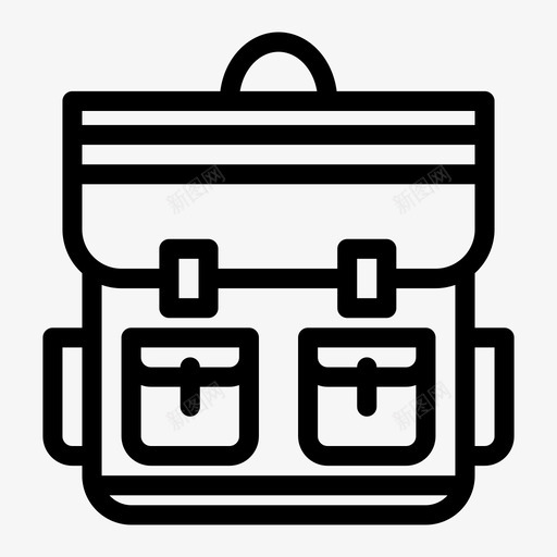 书包书书房svg_新图网 https://ixintu.com 书包 书房 大学 返校
