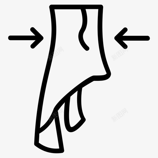 透气衬衫织物布绝缘织物svg_新图网 https://ixintu.com 织物 透气 衬衫 布绝缘 绝缘 薄膜 防水 图标