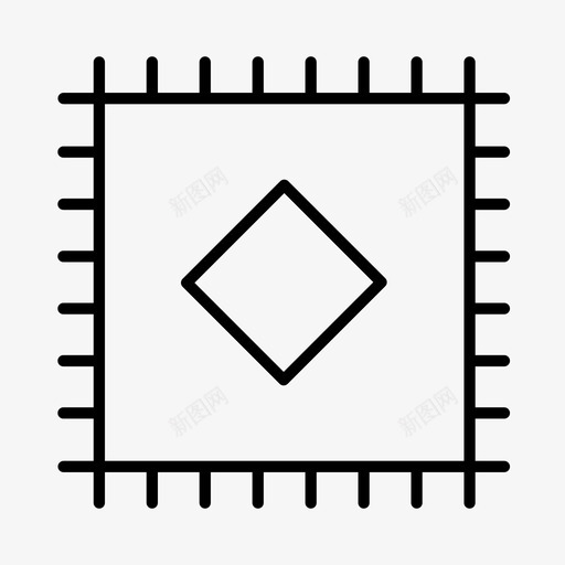 地毯装饰室内设计svg_新图网 https://ixintu.com 装饰 地毯 室内设计 内饰 造型