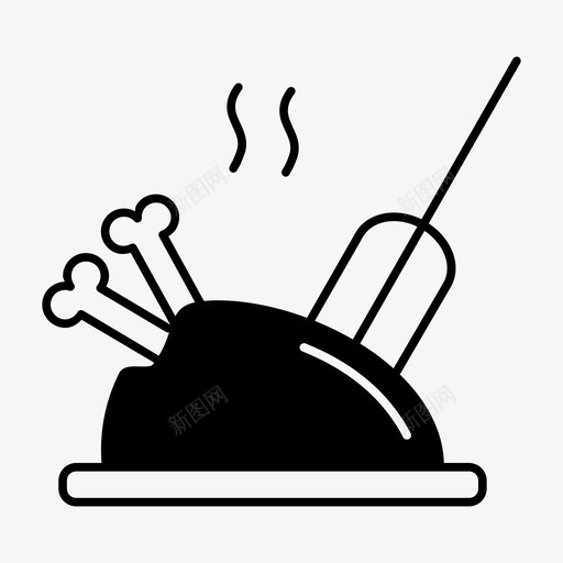 晚餐菜肴烤鸡svg_新图网 https://ixintu.com 晚餐 菜肴 烤鸡