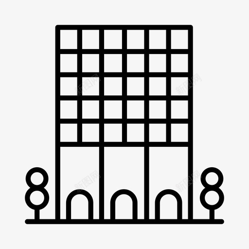购物中心大楼建筑物svg_新图网 https://ixintu.com 购物中心 大楼 建筑物 商场 城镇 村庄
