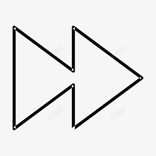 快进快退多媒体svg_新图网 https://ixintu.com 快进 快退 多媒体 下一个 播放 播放器 所有 尺寸 基本 图标