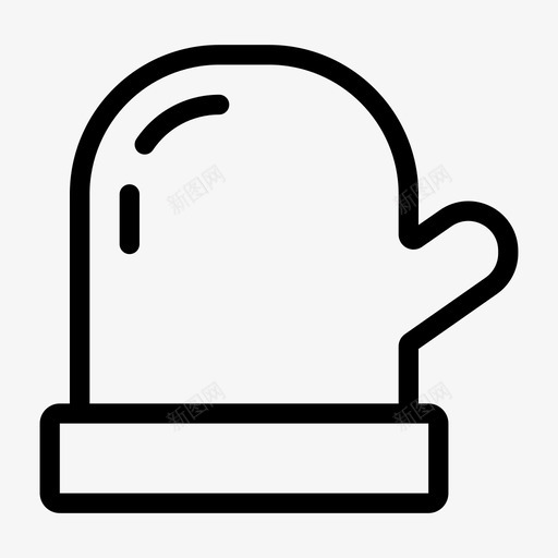 手套圣诞布svg_新图网 https://ixintu.com 手套 圣诞 布连指 羊毛 像素 完美 线图 图标