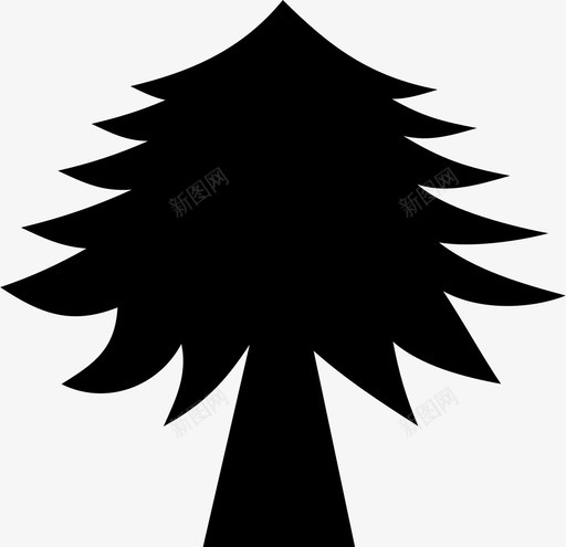 树森林树叶svg_新图网 https://ixintu.com 森林 树叶 树苗 植物 树林