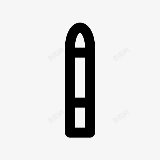 子弹牛仔轮廓svg_新图网 https://ixintu.com 子弹 牛仔 轮廓