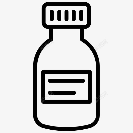 药罐抗生素医疗svg_新图网 https://ixintu.com 药罐 抗生素 医疗 药瓶 处方药 药房 元素 线图 图标