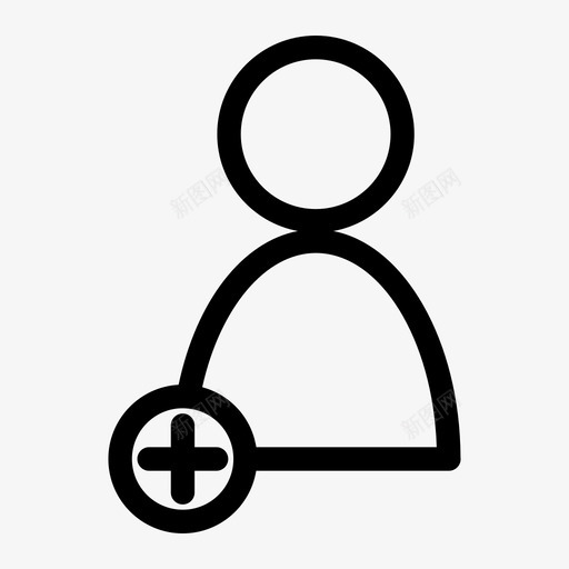 添加朋友帐户关注svg_新图网 https://ixintu.com 添加 朋友 帐户 关注 用户 网页设计 用户界面