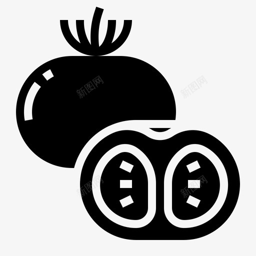 西红柿健康营养svg_新图网 https://ixintu.com 西红柿 健康 营养 蔬菜 健康食品 固体