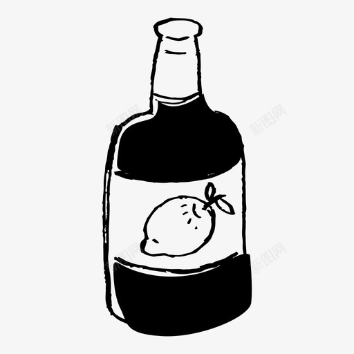 鸡尾酒酒精饮料svg_新图网 https://ixintu.com 鸡尾酒 酒精 饮料 玻璃杯 手绘 烈酒