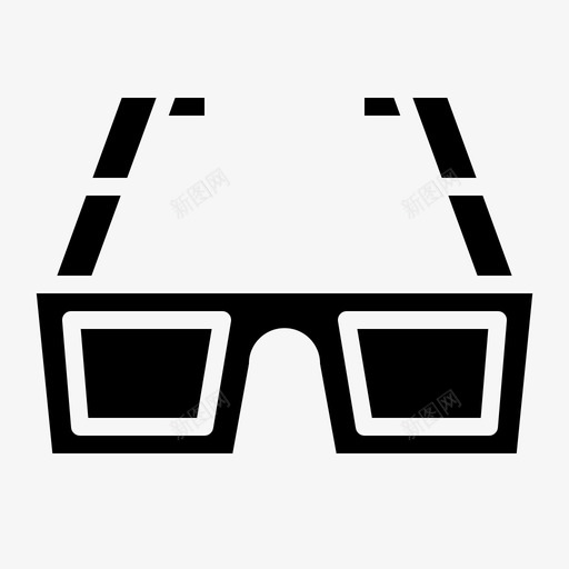 3d眼镜电影院电影svg_新图网 https://ixintu.com 眼镜 电影院 电影 好莱坞 立体