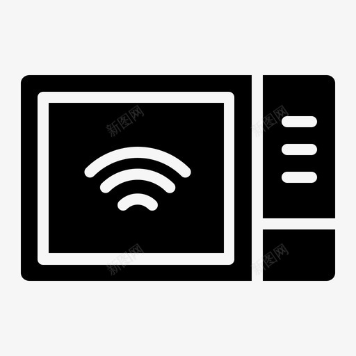 厨房用具电子产品微波炉svg_新图网 https://ixintu.com 厨房用具 电子产品 微波炉