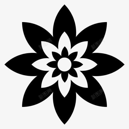 花装饰花花设计svg_新图网 https://ixintu.com 装饰 花花 设计 图案 花纹 纹身 符号