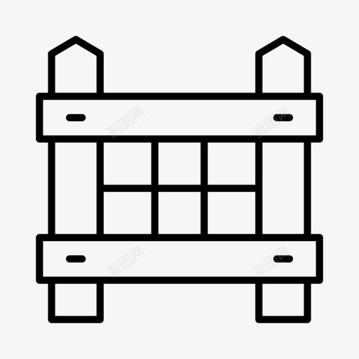 围栏农业耕作svg_新图网 https://ixintu.com 农业 围栏 耕作 农场 园艺