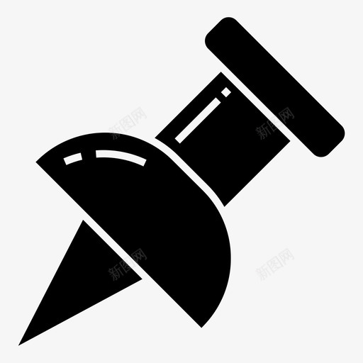 图钉记号笔办公室专用svg_新图网 https://ixintu.com 图钉 记号 办公室 专用