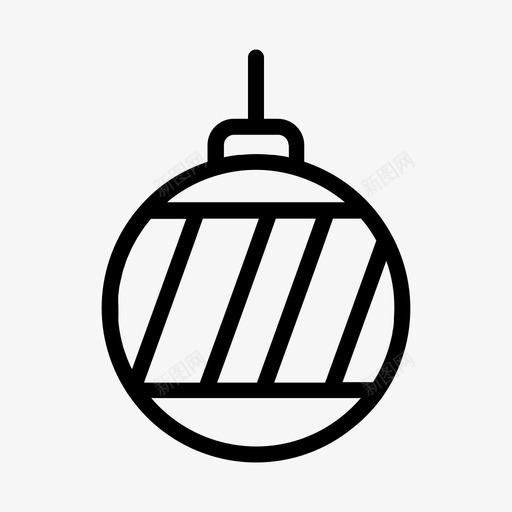 圣诞饰品圣诞球圣诞快乐svg_新图网 https://ixintu.com 圣诞 饰品 圣诞快乐