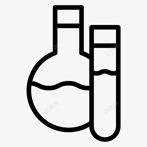 试管佛罗伦萨烧瓶实验室svg_新图网 https://ixintu.com 试管 佛罗伦萨 烧瓶 实验室