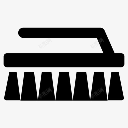 清洁刷扫帚簸箕手刷svg_新图网 https://ixintu.com 清洁 扫帚 簸箕 手刷 擦洗 洗刷 鞋刷 马桶 家务活 实心 图标
