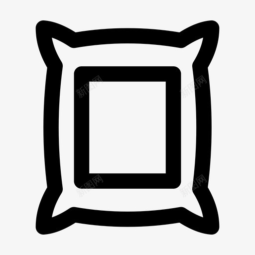 麻袋农业农场svg_新图网 https://ixintu.com 农业 麻袋 农场 种子 芽苗菜 飞蓬 黑线