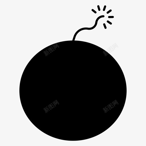 炸弹庆祝危险svg_新图网 https://ixintu.com 炸弹 庆祝 危险 爆炸 烟火 灯节 图标