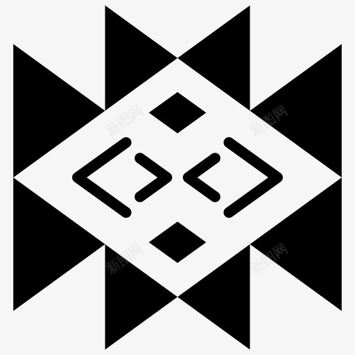 平衡符号古代符号菱形svg_新图网 https://ixintu.com 符号 平衡 部落 古代 菱形 几何 几何形 形状 线图 图标