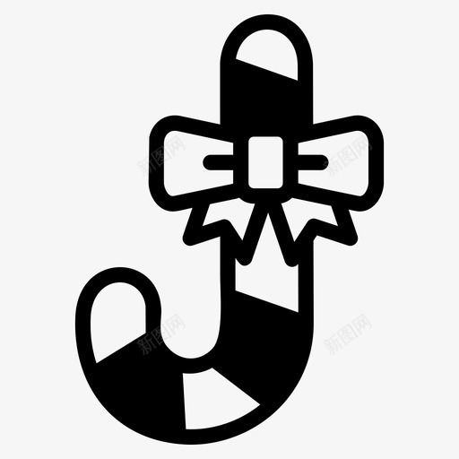 圣诞糖果棒手杖礼物svg_新图网 https://ixintu.com 圣诞 糖果 手杖 礼物