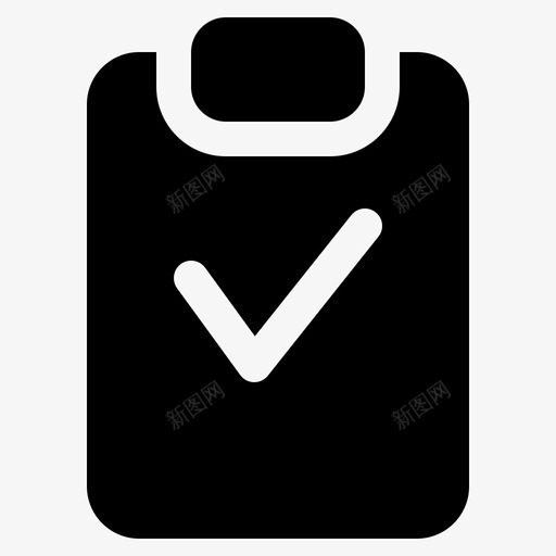 剪贴板确认数据svg_新图网 https://ixintu.com 文件 文件夹 剪贴板 确认 数据 标志 标志符 符号