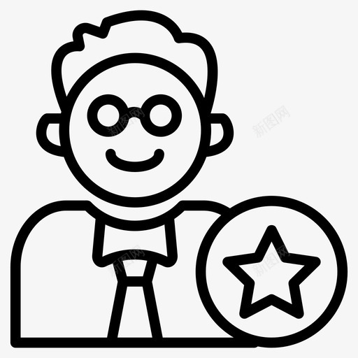 排名头像员工svg_新图网 https://ixintu.com 排名 头像 员工 等级 用户 成功 机会 线图 图标