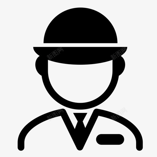 警察伙计警官svg_新图网 https://ixintu.com 警察 伙计 警官 保安